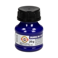 Tusz kreślarski niebieski 20g KIN