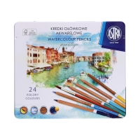 Kredki akwarelowe 24kol Prestige Astra 312121002