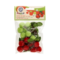 Pompon 20mm Słodkie wisienki Astra 335121012