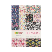 Blok motyw A4/15 Flowers Happy Color
