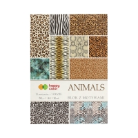 Blok motyw A4/15 Animals Happy Color