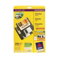 Etykiety dyskietka 70x50.8/10 białe Zweckform (25)