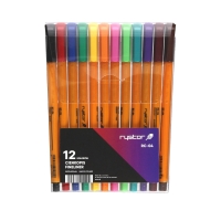 Cienkopis 0.4mm 12kol Rystor New RC04