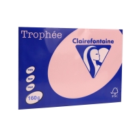 Papier ksero A4 160g jasny róż Trophee 2634