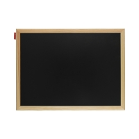 Tablica kredowa 40x30 czarna rama drewniana Memobe