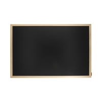 Tablica kredowa 60x40 czarna rama drewniana Memobe