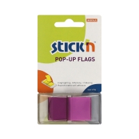 Zakładki indeksujące 25x45/50 fioletowe podajnik StickN 26014
