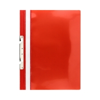 Skoroszyt sztywny A4/PCV czerwony metalowa zawieszka - 20szt.
