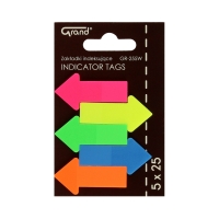 Zakładki indeksujące 23x45/25 5kol strzałki Grand GR-255W