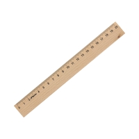 Linijka 20cm drewniana Leniar 30061