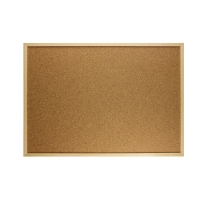 Tablica korkowa 100x70 drewno Memobe