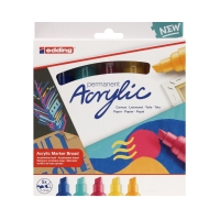 Markery akrylowe 5-10mm abstract 5kol. Edding 5000/5S