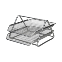 Półka na dokumenty A4 srebrna Profice P241