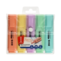 Zakreślacz 1-5mm 5kol pastel Memobe