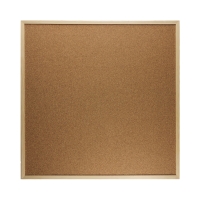Tablica korkowa 80x80 drewno Memobe