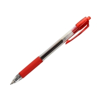 Pióro żelowe automatyczne 0.5mm czerwone Rystor New Boy Gel-Eko