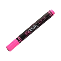 Marker szkło 1.5-3.0mm różowy okrągły RystorNew RMG1
