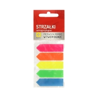 Zakładki indeksujące 12x45/25 5kol strzałki Dalpo