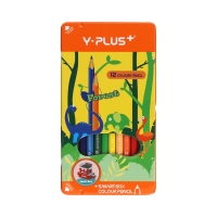 Kredki ołówkowe 12kol opak. metalowe Y-Plus