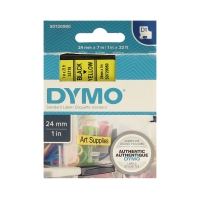Taśma 24mmx7m czarno/żółta Dymo 53718