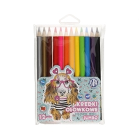 Kredki ołówkowe 12kol Pieski Jumbo Astra 312221008