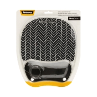 Podkładka mysz żelowa foto Szewron Fellowes 9653401