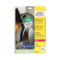 Etykiety polietylenowe 63.5x33.9/24 białe Zweckform (10)