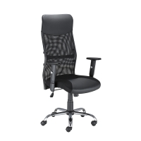 Fotel biurowy obrotowy czarny Bizer R