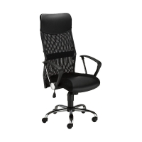 Fotel biurowy obrotowy czarny Bizer W-03