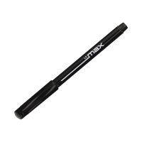Długopis 1.00 mm skuwka czarny Rystor New MAX