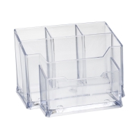 Przybornik biurko przezroczysty DRect 009109