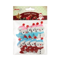 Naklejka ozdobna pianki bałwanki (10) Brewis PVX22