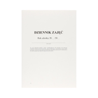 Dziennik zajęć pozalekcyjnych A4/16