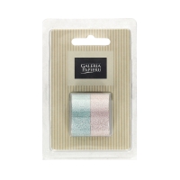 Taśma samoprzylepna 15mmx3mb brokat błękit i róż (2)