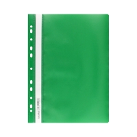 Skoroszyt miękki A4/PP zielony zawieszany Biurfol SPP-02