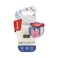 Magnes tablic szklanych 1x1x0.4 4szt Memobe neodymowe