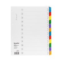 Przekładki kartonowe A4 12k Maxi Biurfol