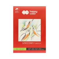 Blok szkicowy A4/50 90g Happy Color Młody Artysta