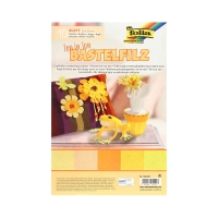 Filc dekoracyjny 20x30 1.5mm mix żółty - 10 szt.