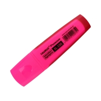 Zakreślacz różowy 1-5mm uchwyt gumowy Taurus XL-150