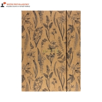 Teczka gumka A4+ HS Kraft Interdruk