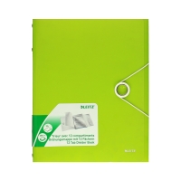 Teczka segregująca A4/12 zielona Wow Leitz