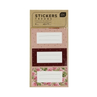 Naklejka na zeszyt Trendy Interdruk - 9szt.