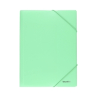 Teczka gumka A4/PP pastel zielona Biurfol