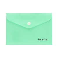 Teczka kopertowa A6/PP pastel zielona Biurfol
