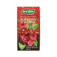 Herbata ekspresowa żurawina/malina Belin 20t