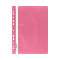 Skoroszyt miękki A4/PP różowy zawieszany Biurfol SPP-02