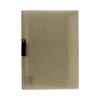 Skoroszyt klips A4/PP transparentny dymny Biurfol