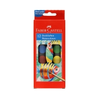 Farba akwarelowa 12kol mała kasetka Faber-Castell FC125011