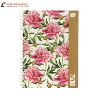 Kołozeszyt A4/100 kratka 5kol register Interdruk